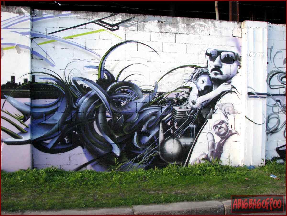 Graffiti Murals Street Art 445 4179080215 eb2180bedd o A4 Photo Print