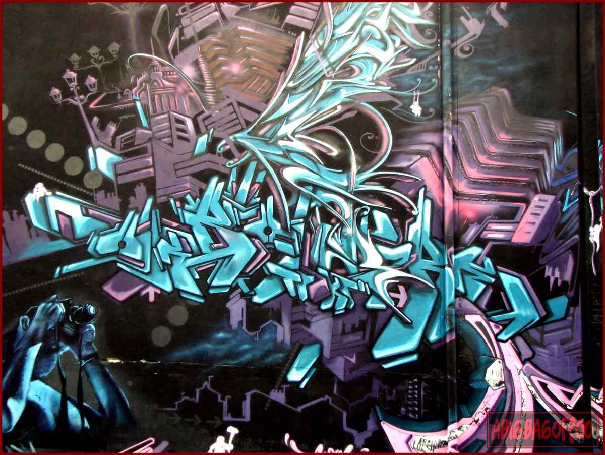 Graffiti Murals Street Art 453 4179108035 12d7f40278 o A4 Photo Print