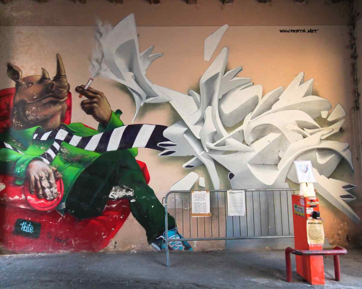 Graffiti Murals Street Art 463 4188475562 9f2018c036 o A4 Photo Print