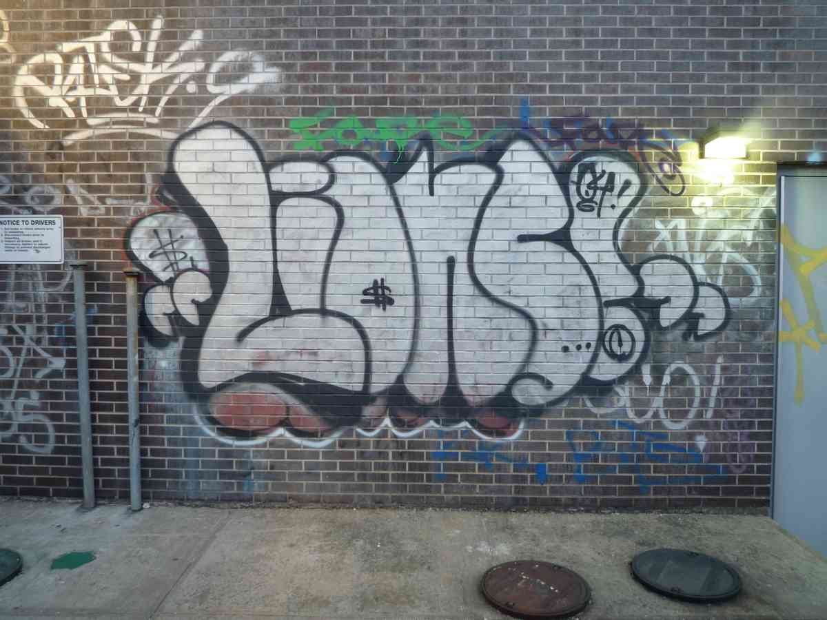 Graffiti Murals Street Art 470 panasonic lumix dmc fx500 s07 A4 Photo Print