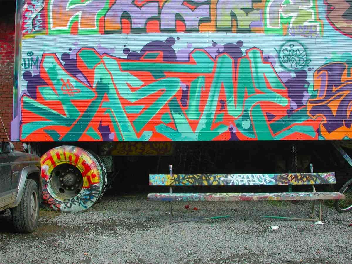 Graffiti Murals Street Art 48 1334 A4 Photo Print