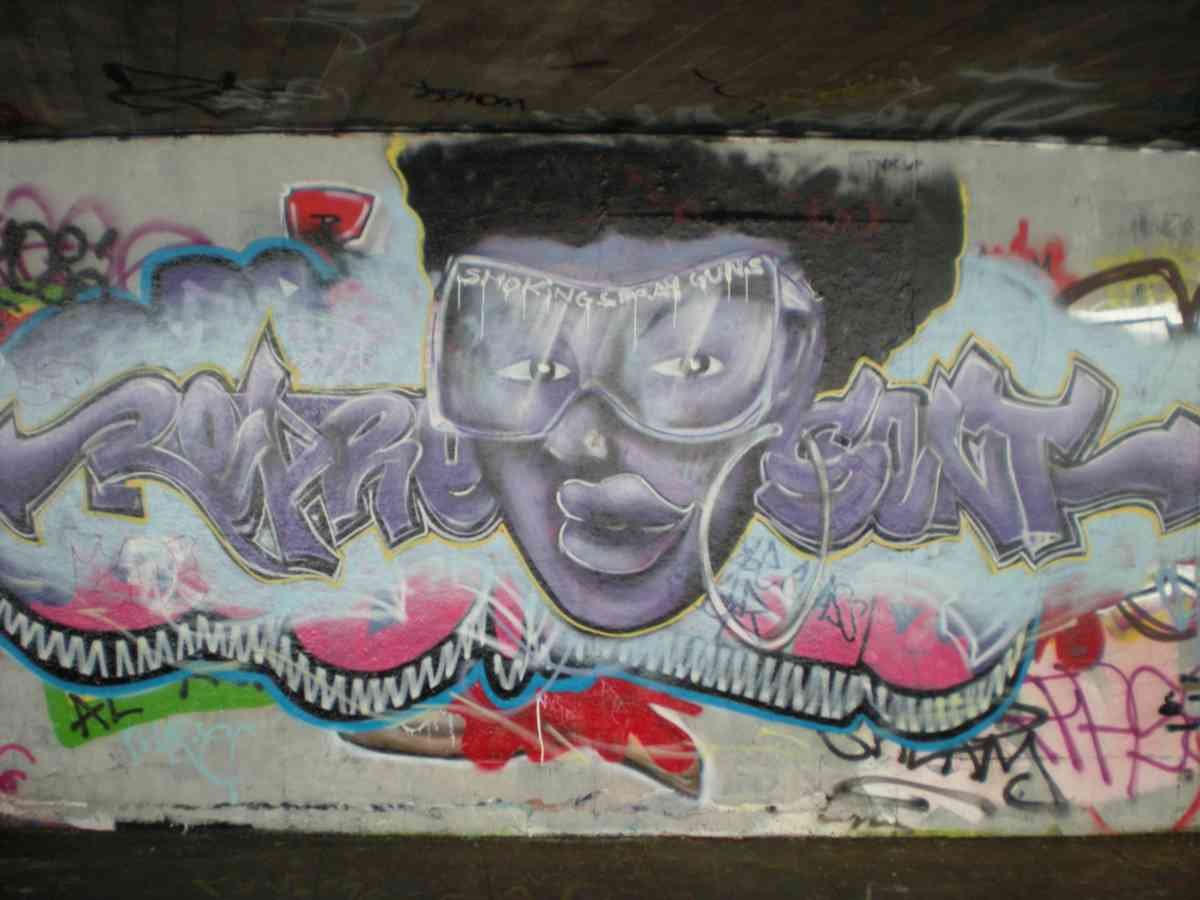 Graffiti Murals Street Art 480 dscn0126u A4 Photo Print