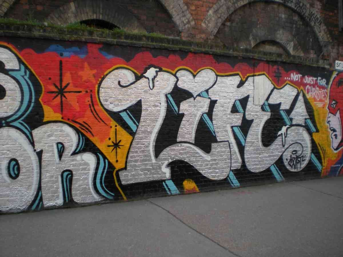 Graffiti Murals Street Art 493 dscn000301 A4 Photo Print