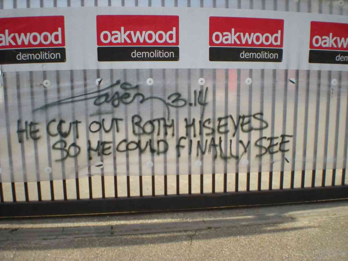 Graffiti Murals Street Art 497 dscn0296v A4 Photo Print