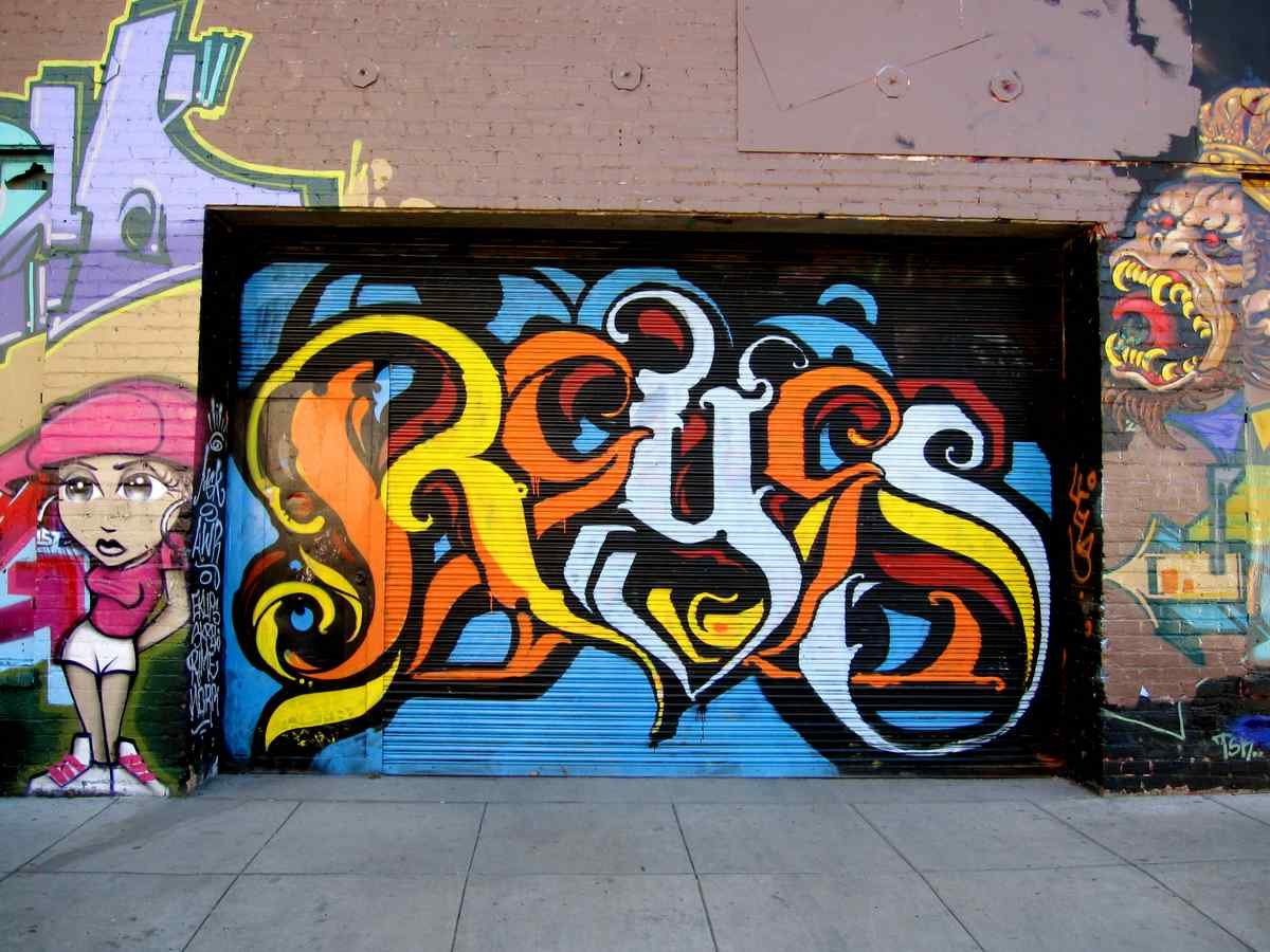 Graffiti Murals Street Art 519 4149863797 e3525d57d6 o A4 Photo Print