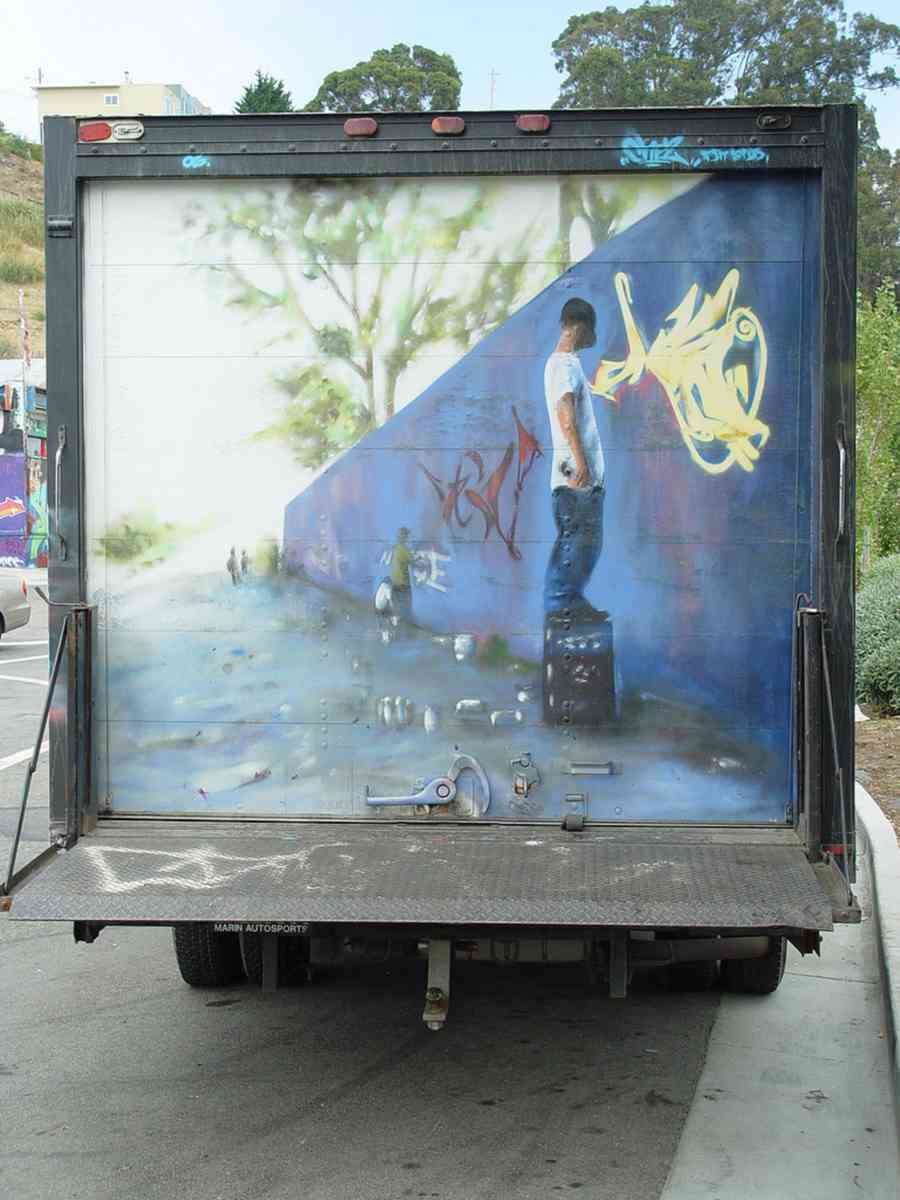 Graffiti Murals Street Art 55 1349 A4 Photo Print