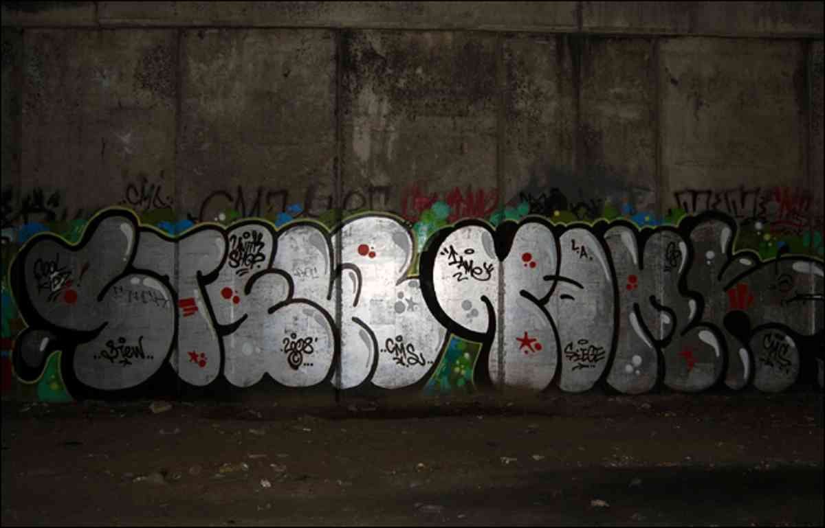 Graffiti Murals Street Art 554 06 A4 Photo Print