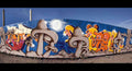 Graffiti Murals Street Art 573 sienet fisheye A4 Photo Print