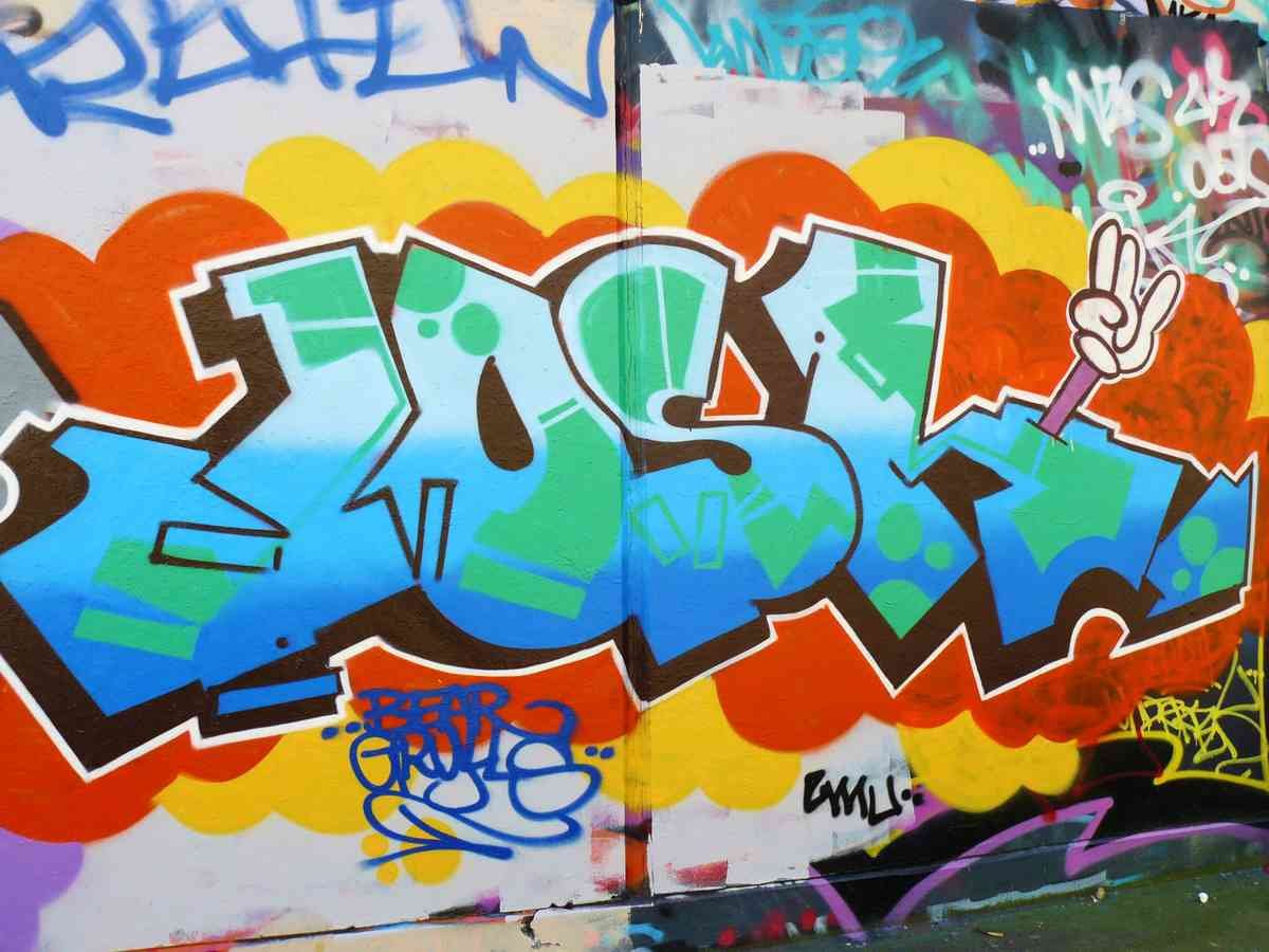 Graffiti Murals Street Art 603 hi 3 A4 Photo Print