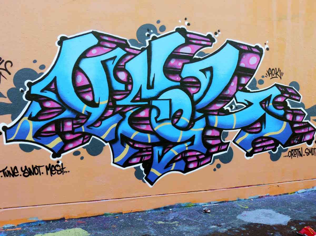 Graffiti Murals Street Art 604 janga A4 Photo Print