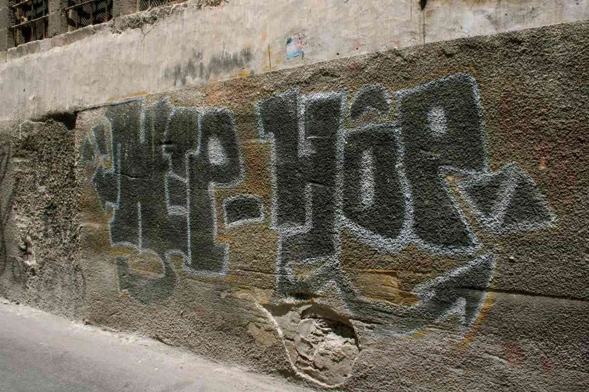 Graffiti Murals Street Art 607 hiphop A4 Photo Print
