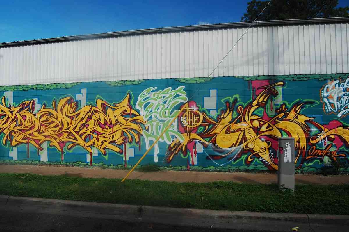 Graffiti Murals Street Art 609 DSC 0011 A4 Photo Print