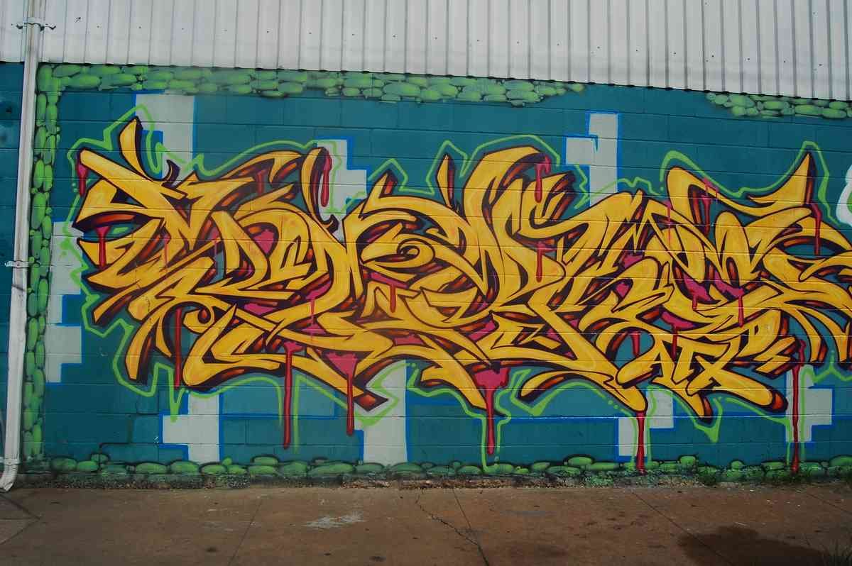 Graffiti Murals Street Art 610 DSC 0012 A4 Photo Print