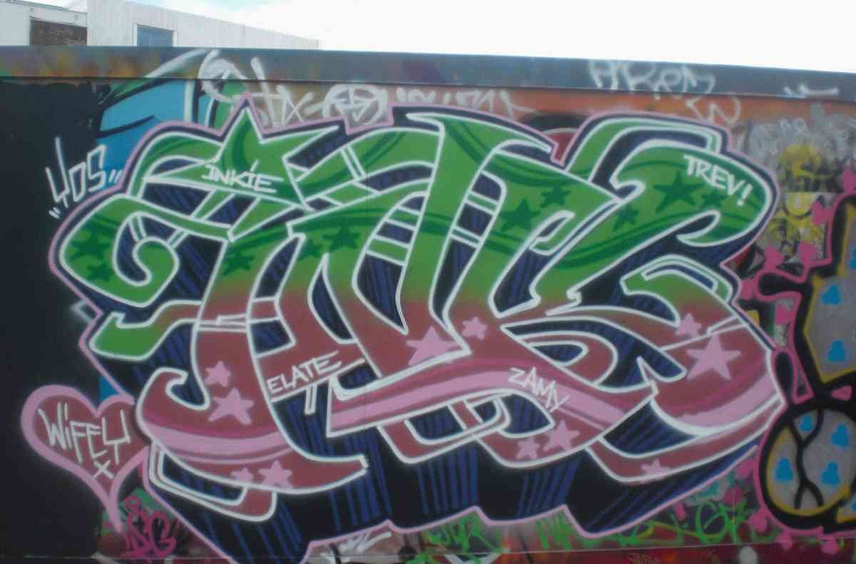 Graffiti Murals Street Art 617 inkie 2009 4 A4 Photo Print