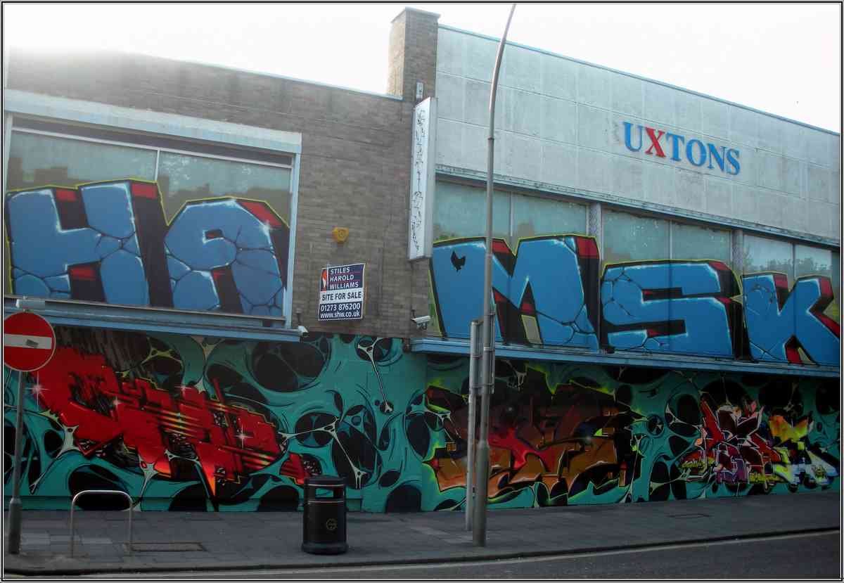 Graffiti Murals Street Art 624 buxtons2 A4 Photo Print