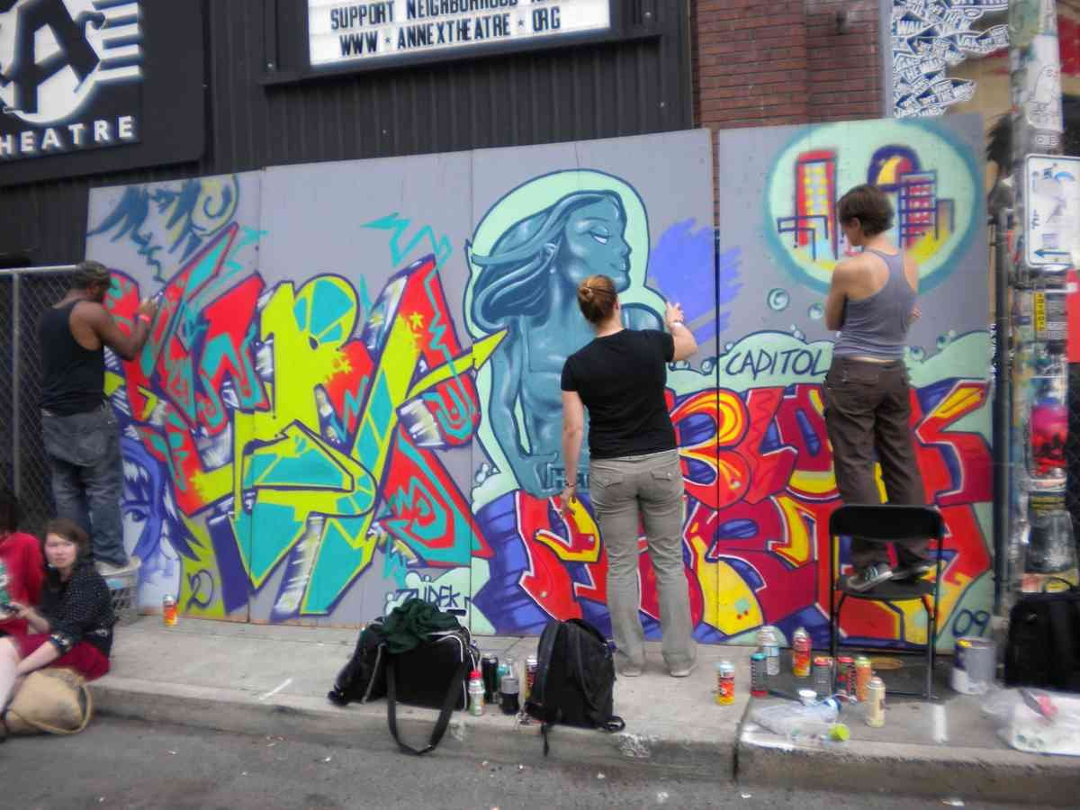 Graffiti Murals Street Art 627 dscn0571 A4 Photo Print