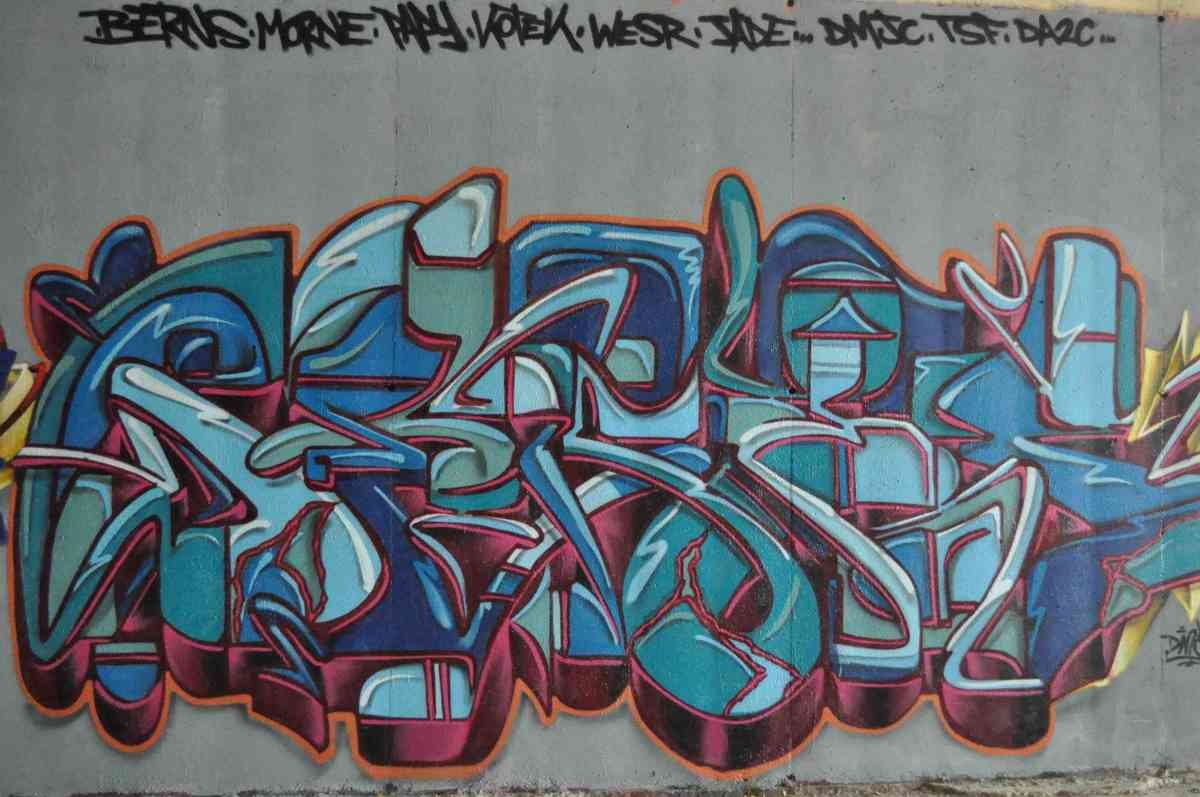 Graffiti Murals Street Art 641 streetart10 A4 Photo Print