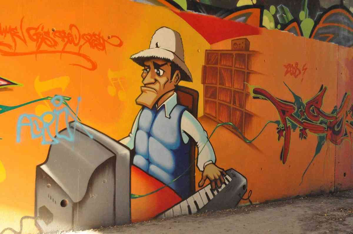 Graffiti Murals Street Art 651 streetart26 A4 Photo Print