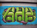 Graffiti Murals Street Art 660 door A4 Photo Print