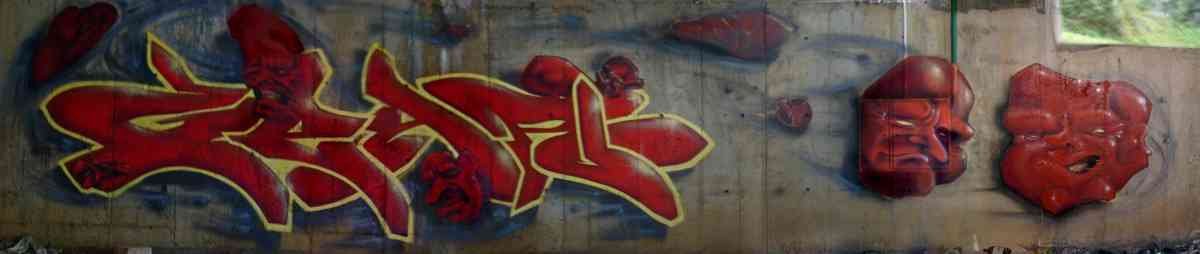 Graffiti Murals Street Art 667 1165161 2841x600 A4 Photo Print