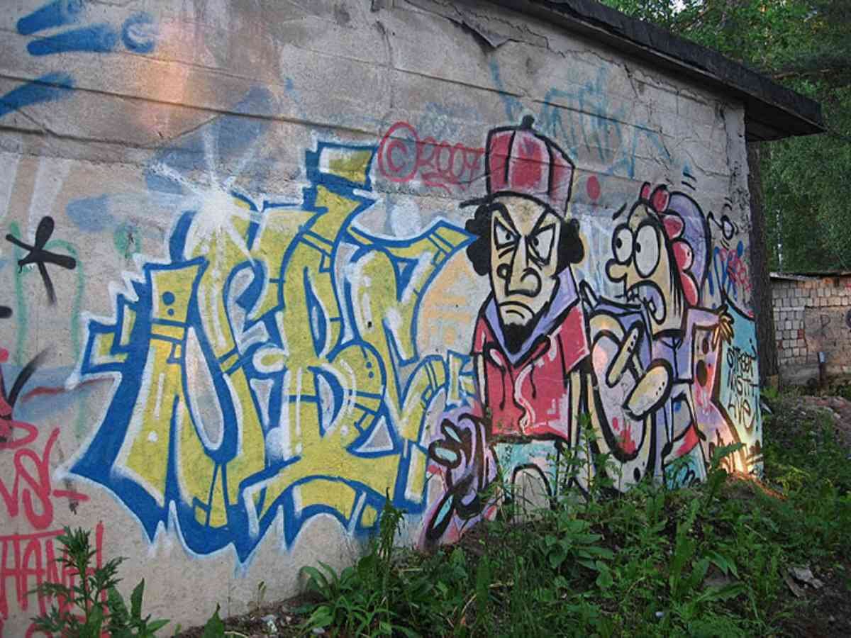Graffiti Murals Street Art 671 2abc 2 A4 Photo Print