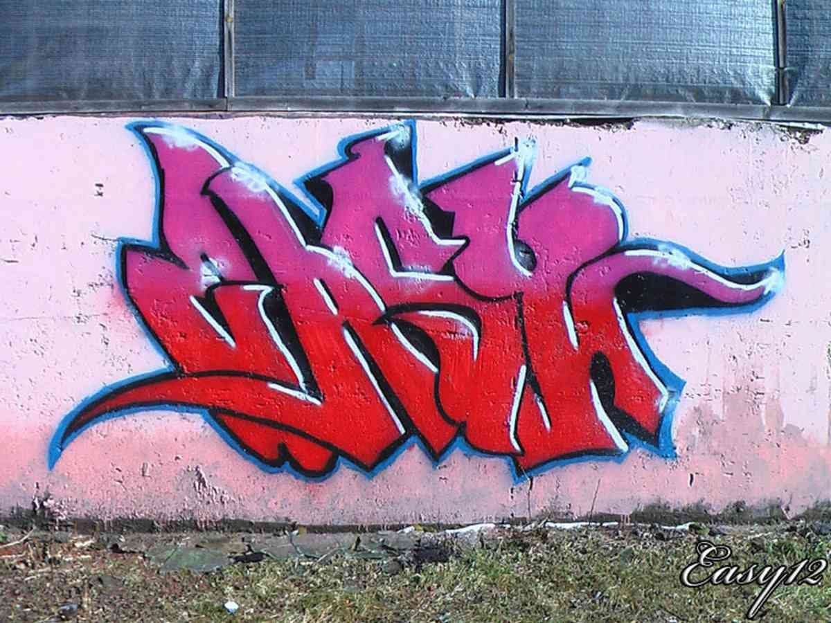 Graffiti Murals Street Art 685 9 A4 Photo Print
