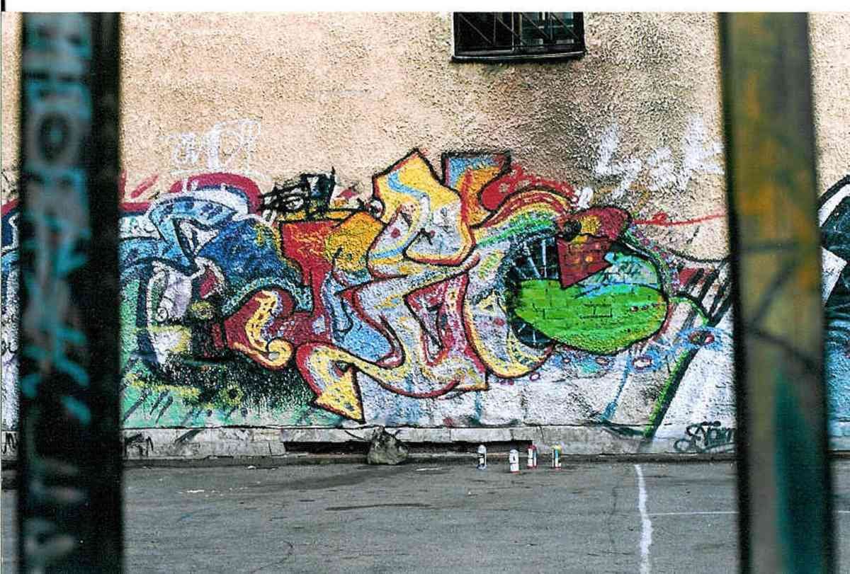 Graffiti Murals Street Art 686 10 A4 Photo Print