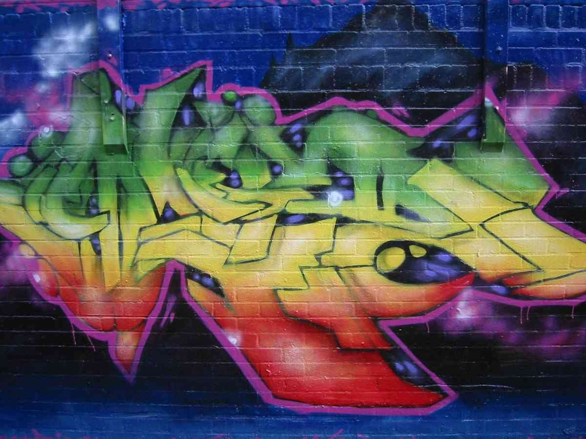 Graffiti Murals Street Art 687 60 1600 A4 Photo Print