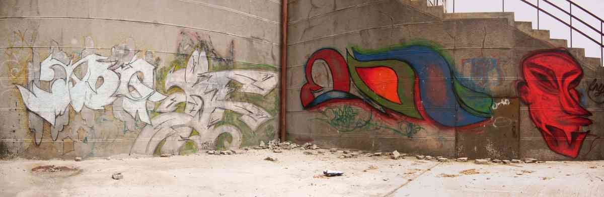 Graffiti Murals Street Art 721 Latvia aa 3 A4 Photo Print