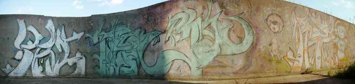 Graffiti Murals Street Art 726 Latvia aa 6 A4 Photo Print