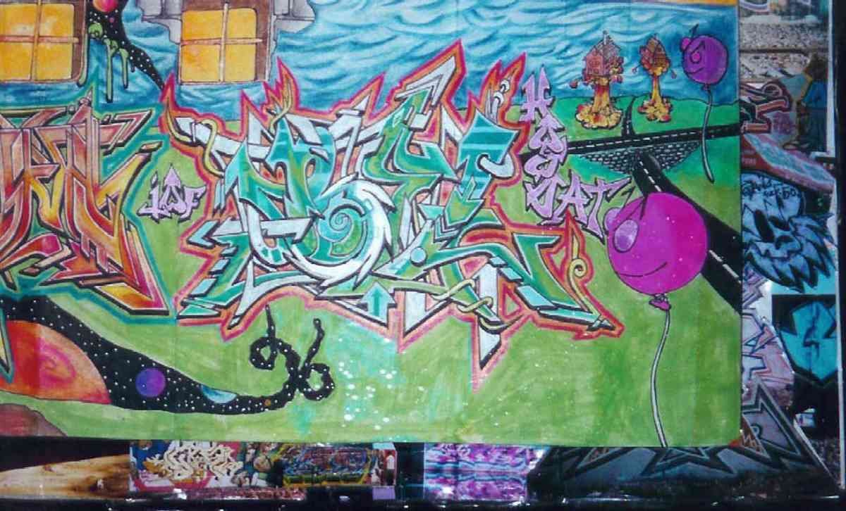 Graffiti Murals Street Art 736 Connecticut 23 A4 Photo Print