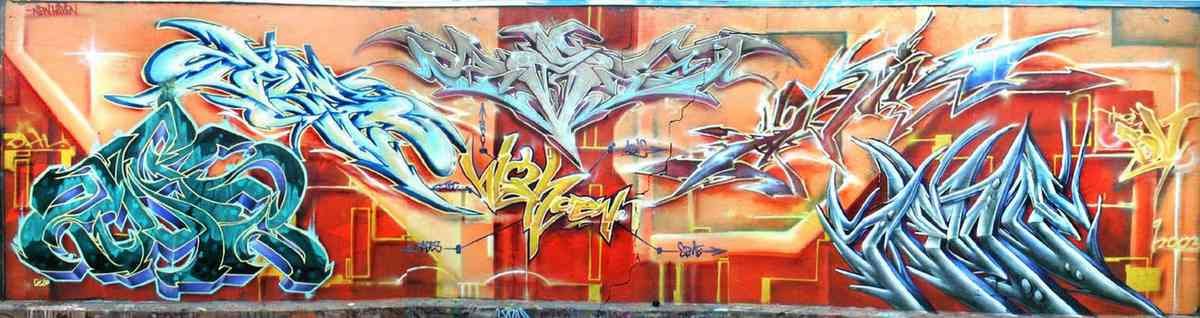 Graffiti Murals Street Art 764 Connecticut 22 A4 Photo Print