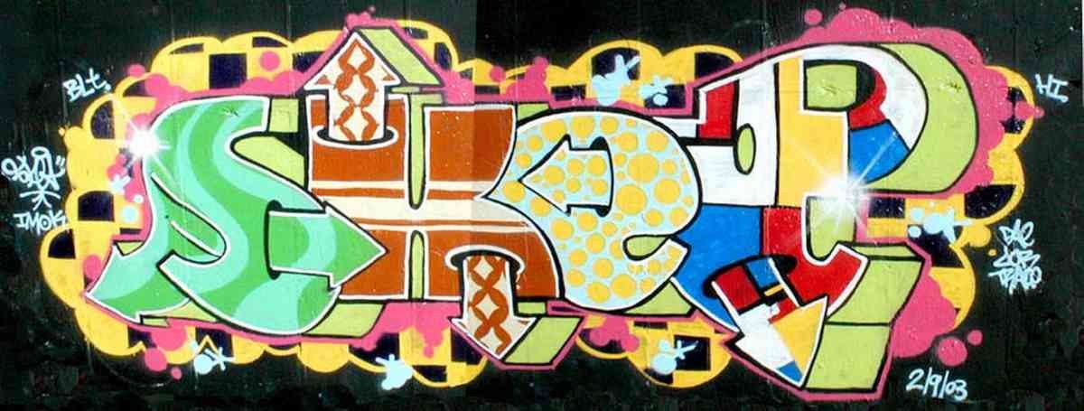 Graffiti Murals Street Art 766 Connecticut 27 A4 Photo Print