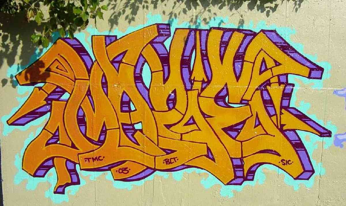 Graffiti Murals Street Art 769 Connecticut 35 A4 Photo Print