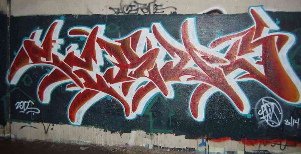 Graffiti Murals Street Art 777 Connecticut 50 A4 Photo Print
