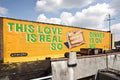 Graffiti Murals Street Art 787 ll this love is real A4 Photo Print