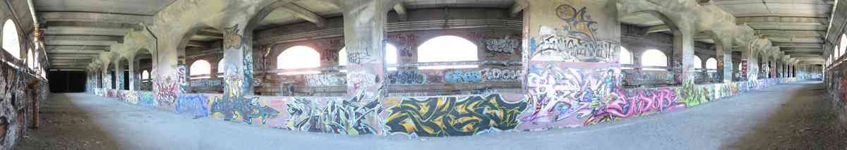 Graffiti Murals Street Art 799 subway2b med A4 Photo Print