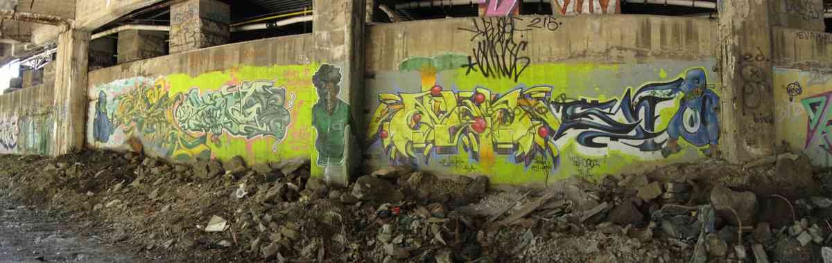 Graffiti Murals Street Art 800 subway art A4 Photo Print
