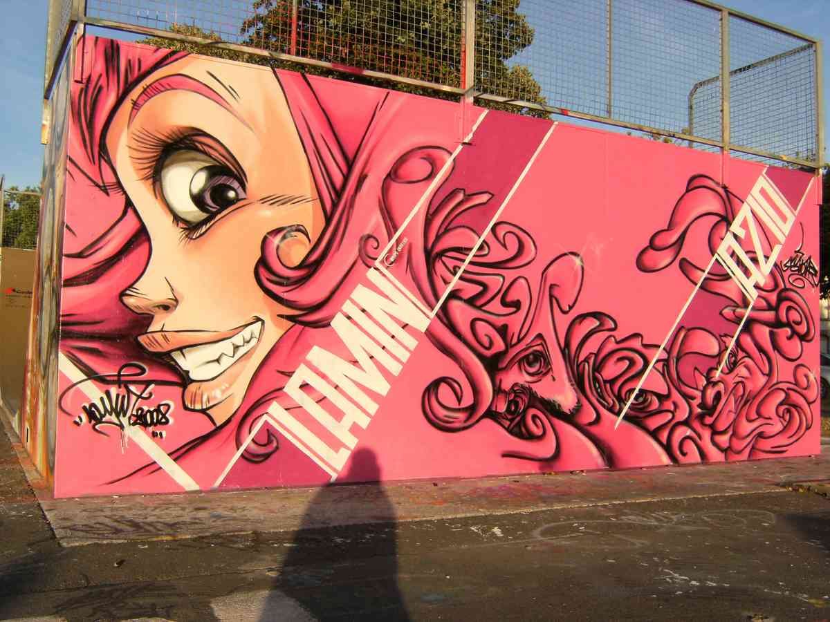 Graffiti Murals Street Art 811 DSCF2299 A4 Photo Print