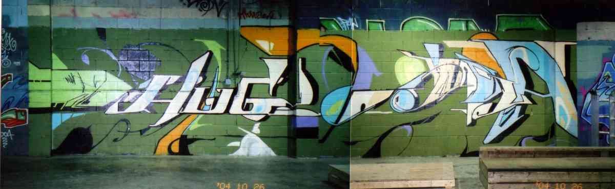 Graffiti Murals Street Art 812 cheap stunts A4 Photo Print