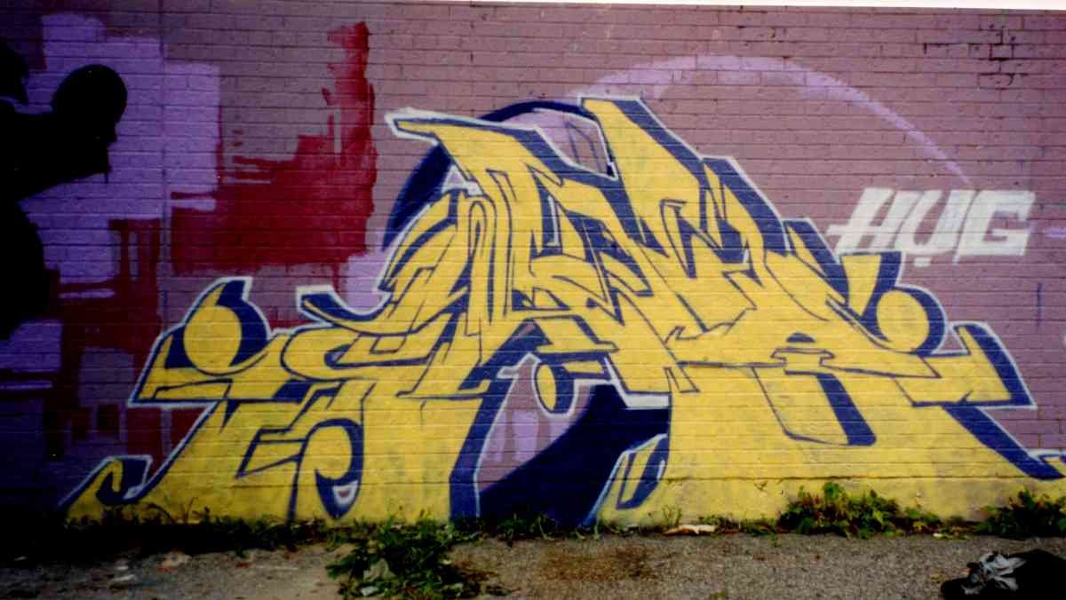 Graffiti Murals Street Art 814 solo1 A4 Photo Print