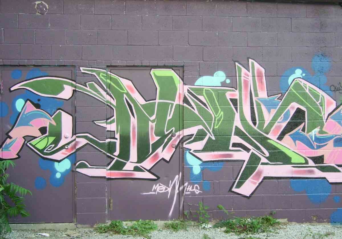 Graffiti Murals Street Art 815 fader A4 Photo Print