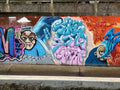 Graffiti Murals Street Art 821 hand knife A4 Photo Print