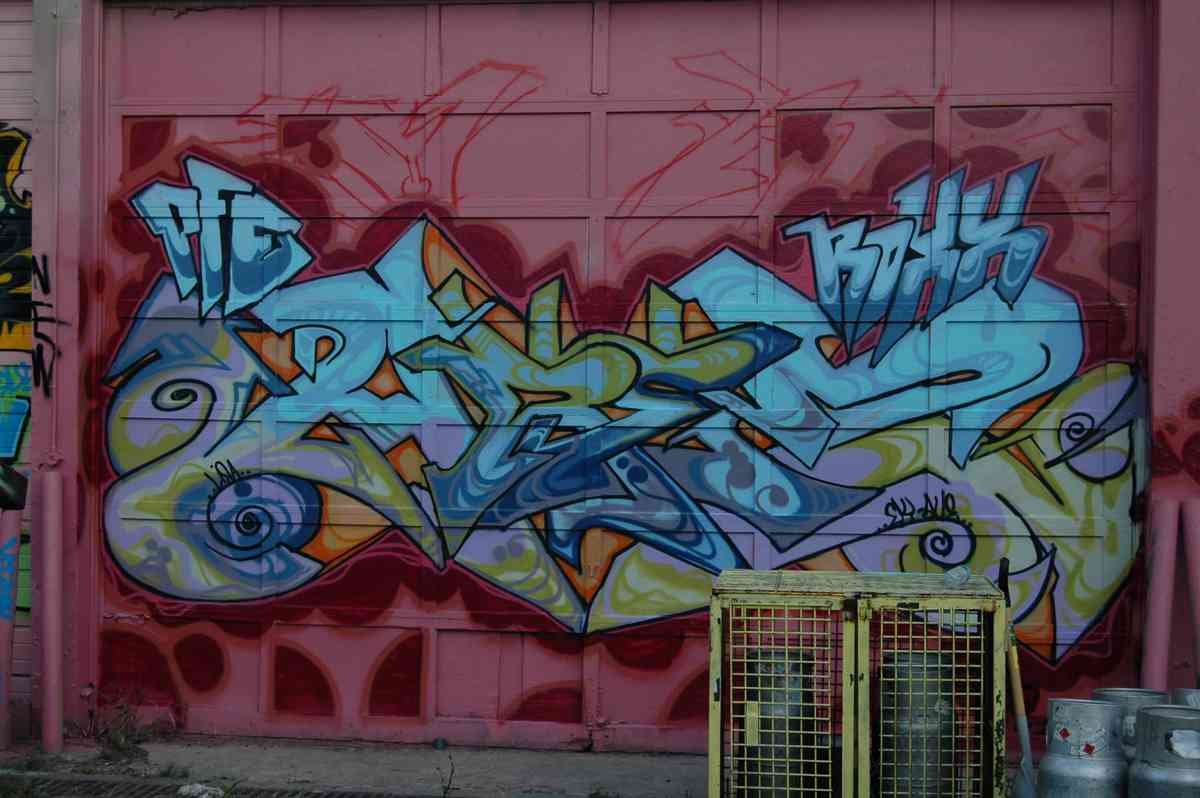 Graffiti Murals Street Art 823 graff3 A4 Photo Print