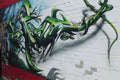 Graffiti Murals Street Art 849 Dragon Graffiti by katchia A4 Photo Print