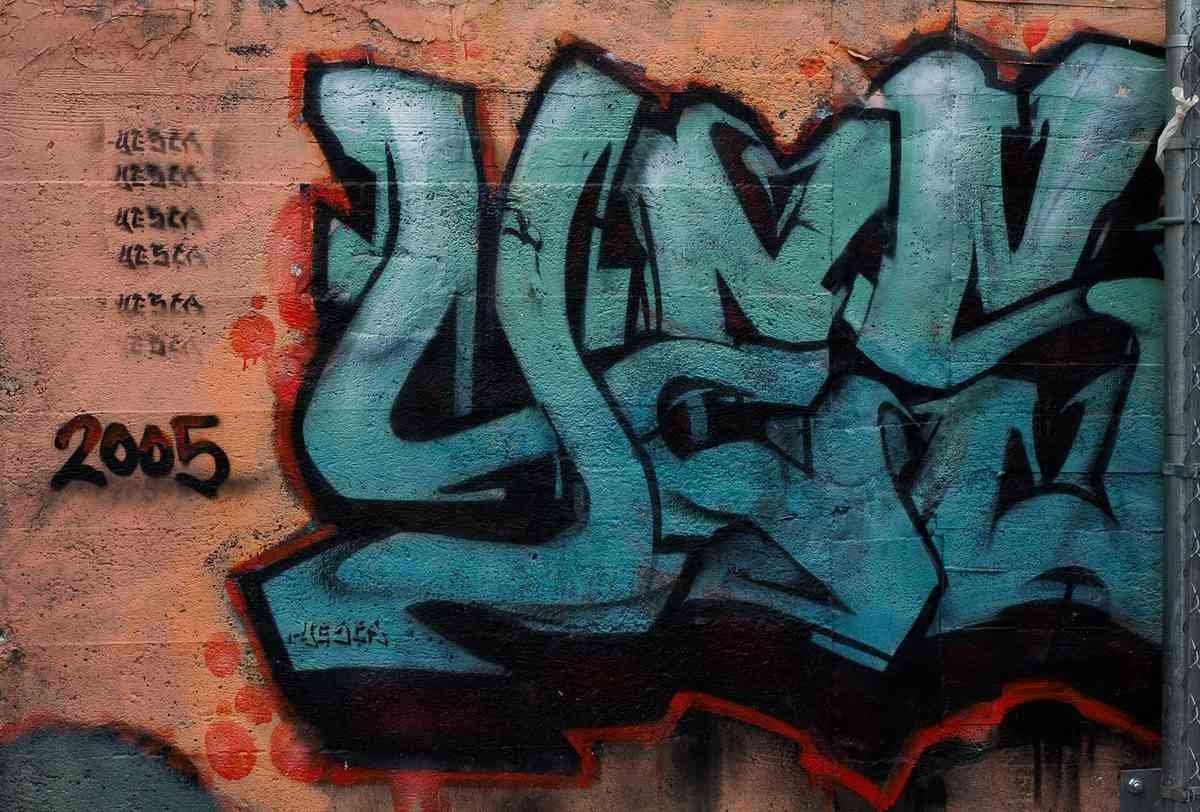 Graffiti Murals Street Art 860 graffiti 0023 A4 Photo Print