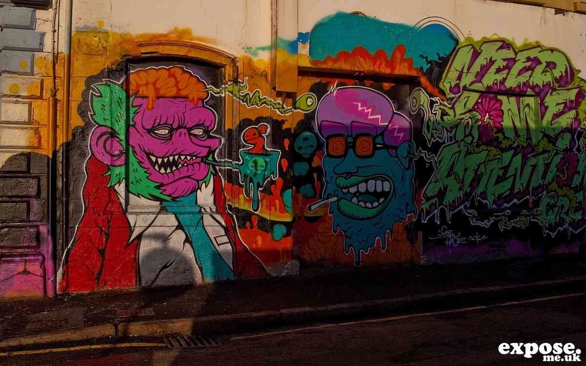 Graffiti Murals Street Art 873 graffiti WP A4 Photo Print