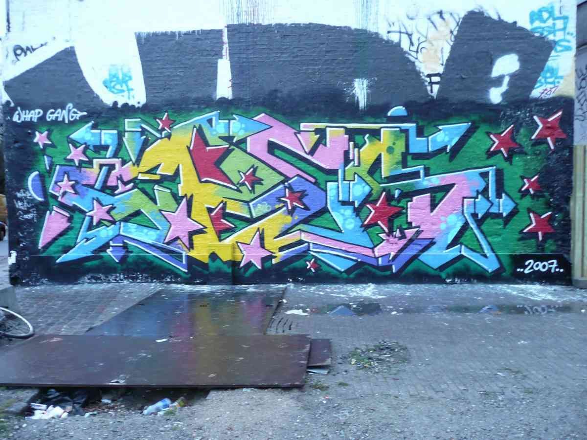 Graffiti Murals Street Art 882 P1030874 A4 Photo Print