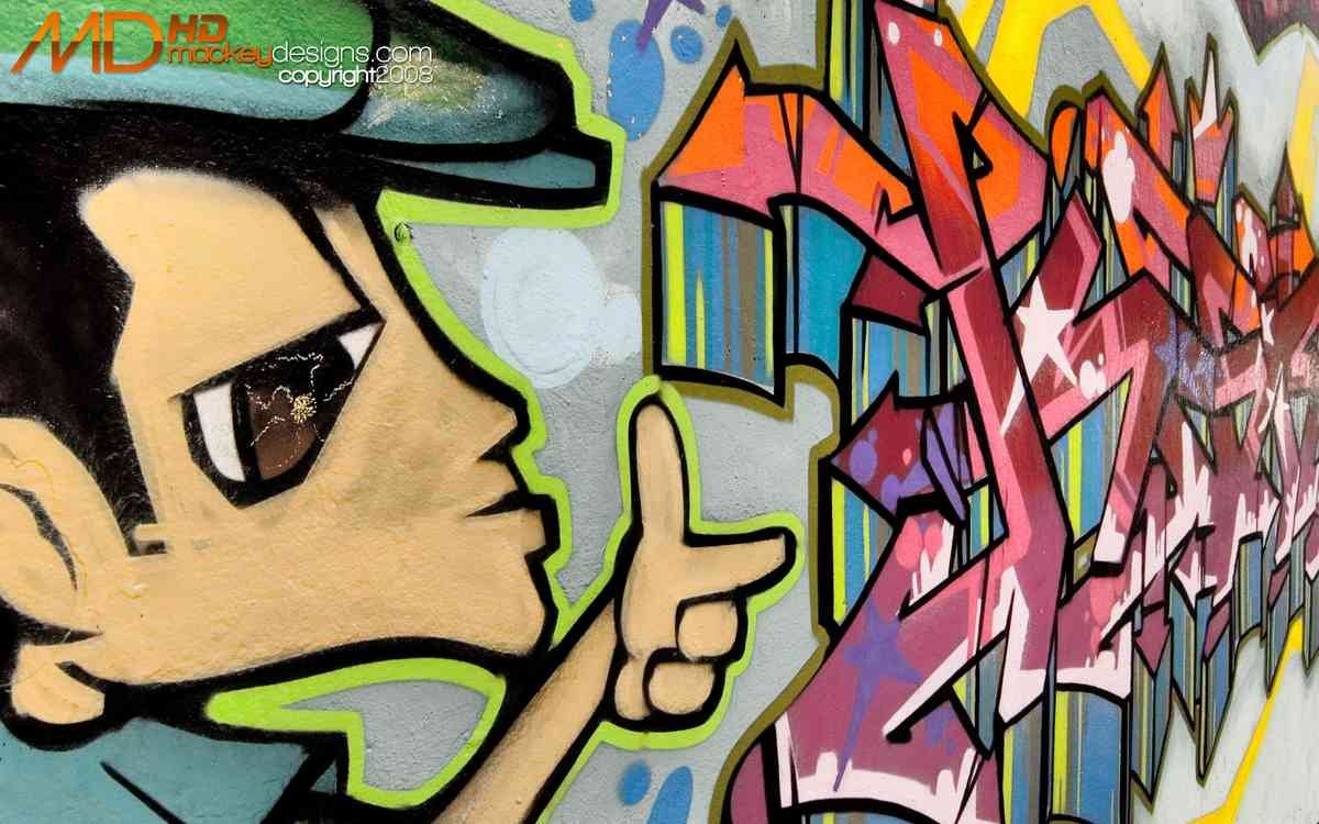 Graffiti Murals Street Art 893 graffiti 1920x1200 A4 Photo Print