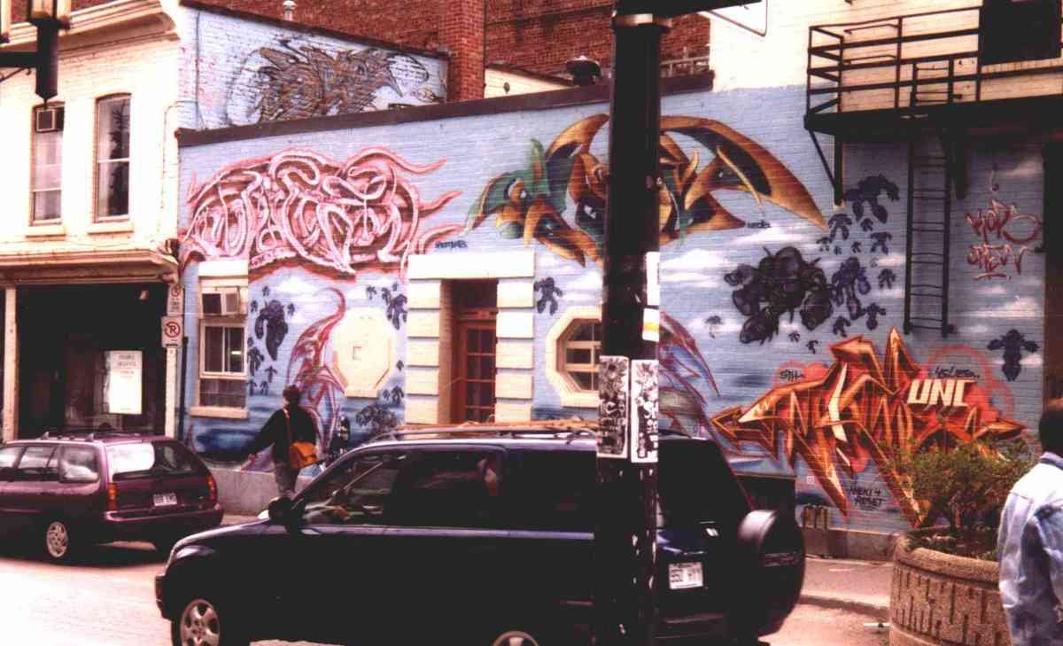 Graffiti Murals Street Art 894 graffiti montreal A4 Photo Print